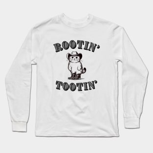 Rootin' Tootin' Cowboy Cat Long Sleeve T-Shirt